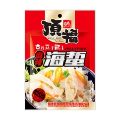 顶福即食野生海蜇头海蜇丝海蜇皮凉菜品(麻辣味） 168g*4袋 袋