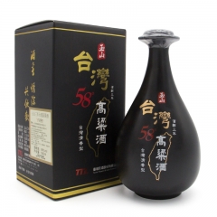 58度玉山三年台湾高粱酒（黑瓷瓶） 0.5L 瓶装