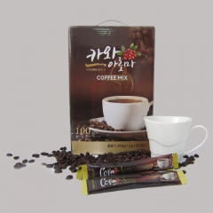 卡娃摩卡三合一咖啡韩国进口口感香醇浪漫邂逅保证质量 1200g 盒装