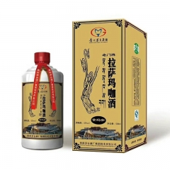 西藏特产 酱香白酒 拉萨净土玛咖酒500ml/瓶 礼盒装53°高度 年货节礼盒 黄玛卡
