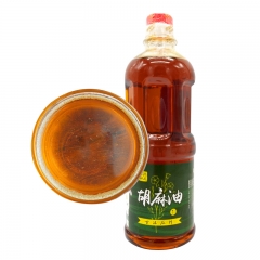 坝莜域  胡麻油1L/桶   坝上甄选食用油胡麻油1L/桶*1 1L/桶 桶